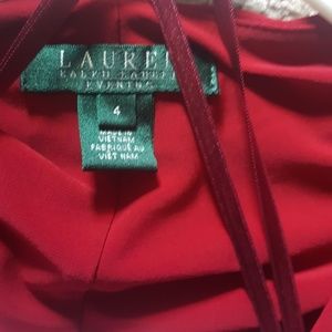 Ralph Lauren Red Floor Length Gown